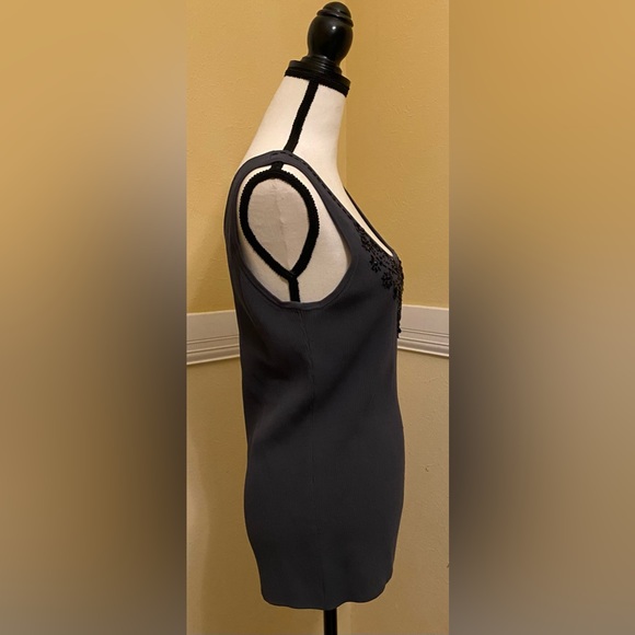 DG 2 Ladies Sweater Tank Top; Large; Dark Gray; NWOT. - Picture 2 of 8